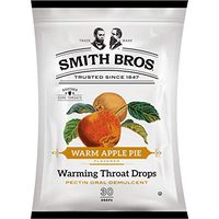 Smith Brothers Warm Apple Pie Warming Throat Drops, 30 Count Each (Value Pack of 9)