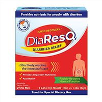 DiaResQ Adult's Rapid Recovery Diarrhea Relief - (Vanilla, 6 ct) Fast-Acting Diarrhea Relief That is Safe, Drug-Free, and Effective in Relieving Diarrhea, For Travel or Everyday Use.