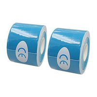 STpro 4 Way Stretch Elastic Waterproof Kinesiologie Tape 2" x 16.4 ft,2 Rolls,Blue
