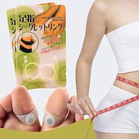 BELONG 1 Pair Magnetic Silicone Foot Massage Toe Ring Fat Burning for Loss Weight Feet Care Slimming Weight Loss Circulation
