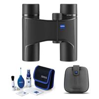 Zeiss 8x25 Victory Pocket Binoculars with Zeiss Lens Cleaning Kit Bundle