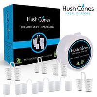 Hush Cones Nasal Dilators - Nose Vents - Anti Snoring Solutions – Best Anti Snoring Devices – Stop Snoring Solution Anti Snore Device – Anti Snore Stopper - Snore Stopper Set - Snore Aids - Sleep Aids