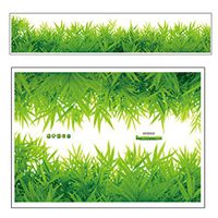 Meolin Green Grass Wall Stickers Waterproof DIY Removable Bedroom Bathroom Stickers