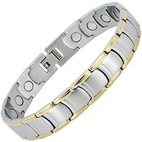 Mens Magnetic Bracelet for Pain Relief Arthritis Bracelet for Men Magnetic Therapy Wristband Small Medium Extra Large Magnetic Bracelet-TT18 (7.3 in/18.5 cm)