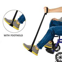 FunCee Leg Lifter Strap with Soft Foot Pad, 46 Inch, Lightweight - Rigid Foot Loop, Hand Strap for Elderly, Disability or Recovery for Cars Wheelchairs Beds Chairs Couch and Hip&Knee Replacement