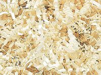 Ivory Crinkle Paper Shred (2 POUNDS Case) for Packaging Gift Box/Basket Filler #DPAS
