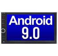 Henhaoro Android 9.0 car Stereo 7" in Dash Double Din GPS Navigation Player Receiver Touch Screen Radio Head Unit 2G Ram Support DVR TPMS