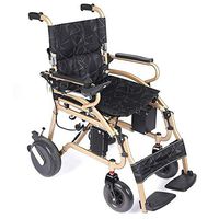 Intelligent Electric Wheelchair, Fully Automatic Scooter for The Elderly and The Disabled, Lightweight Aluminum Alloy Portable Wheelchair