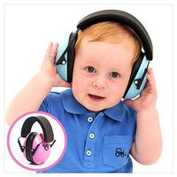 My Happy Tot Noise Reduction Earmuffs for Infants and Children. Hearing Protection Headphones, Fully Adjustable for 0-12 yrs. Low Profile Cups, Padded 'Snug Fit' Professional Earmuffs for Kids.