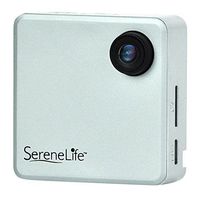 SereneLife Clip-on Wearable Camera 1080p Full HD with Built-in Wi-Fi, Ideal for Classroom to Record The Lecture, Sports, Jogging, Cycling, Hiking, Fishing, and Camping. (Gray)