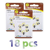 Exian Hearing Aid Zinc Air 1.4V Battery PR41 PK/18
