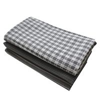 Xdodnev Cotton Dish Cloth Plaid pano de Prato Eco-Friendly Kitchen Towel Bulk Tea Towel