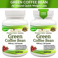 Green Coffee Bean - Weight Loss Supplement - Appetite SUPPRESSANT - 120 Capsules 2 Month Supply - 1000 mg - Organic - GMO and Gluten Free - 100% Pure - Fast Weight Loss