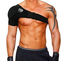 Shoulder Strap Upper Arm Neoprene Rotator Cuff Support Compatible Tendonitis and Fracture Injury Prevention with Hot/Ice for Men & Women
