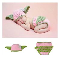 Anyren Newborn Baby Photography Prop Photo Shooting Outfits Handmade Crochet Knitted Costume Cute Infant Knitted Hats Pants Accessories