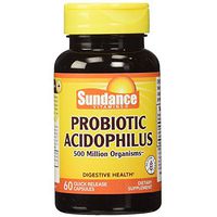 Sundance Probiotic Acidophilus Quick Release - 60 Capsules, Pack of 2