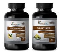 Energy Boost for Women - Korean Ginseng – NONI Extract - Combo - red maca Extract Capsule - 2 Bottles (60+60 Capsules)