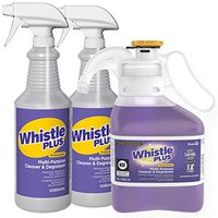 Diversey Whistle Plus Professional Concentrated Multi Purpose Cleaner, 1 x 47.3 Ounce SmartDose Bottle (Includes 2 Empty Spray Bottles w/Triggers)