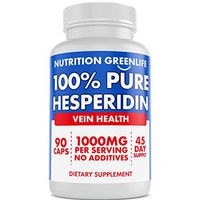 Hesperidin 500mg - 100% Pure Ingredient no Mixes or Additives for Blood Circulation, Leg Veins Health, Purity Guarantee Best Quality 90 Capsules