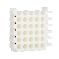 Cable Comb Tool 25-Hole Cable Dresser, Bundler and Organizing Tool for Data Center, Server Rooms and Machine Room Wire Management and Organizer (5 holes x 5 rows, White)