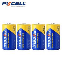 4x1.5v C Size UM2 R14P Carbon Zinc Chloride Battery Duration 280 min