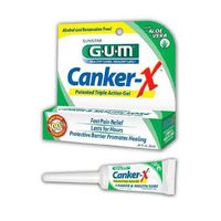 SPECIAL Pack of 5 -GUM CANKER X 0.28OZ SUNSTAR AMERICAS