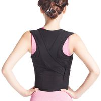 ZSZBACE Posture Corrector Clavicle and Shoulder Support Back Brace, Fully Adjustable for Men and Women (XL)