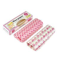 100 Sheets Waxed Paper Food Packaging Hamburger Sandwich Baked Goods Candy Wrappers Nougat Greaseproof Paper 9.84 X 8.85 Inch (Style F)