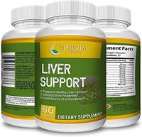 Pristine Food's Liver Supplement with Milk Thistle Artichoke Dandelion Root Support Healthy Liver Function for Men and Women Natural Detox Cleanse 60 Capsules