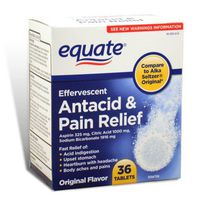 Equate - Effervescent Antacid Pain Relief, 36 Tablets (Compare to Alka-Seltzer) by Equate