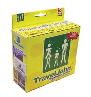 SPECIAL PACK OF 3-Travel John Disp Urinary Pouch Bx/3