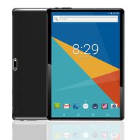 10 Inch Android 7.0 Nougat Tablet IPS Glass Screen with Dual Sim Card Slots Octa Core 3G Unlocked Phone 4GB RAM 64GB ROM Built in WiFi Bluetooth GPS Netflix (Black)