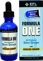 FORMULA ONE ™ All Natural Diet Drops with African Mango. For use with the Formula One Diet Plan, Includes Allowable Foods List, Basic Diet Instructions Guide & Our Top Rated Customer Service. - 2FL oz