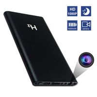 Spy Hidden Camera HD 1080P 5000mAh Power Bank Camera- Mini Security Wireless Camera-No WiFi Needed Nanny Camera