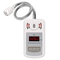 Gas Leak Monitor for Natural Gas, DEEPLITE Portable Combustible Gas Leak Sniffer Detector, Methane RV Propane Gas Leak Sensor Instrument with Digital Concentration Display, Battery Operated