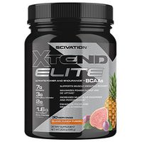 XTEND Elite BCAA Powder Island Punch Fusion | Sugar Free Post Workout Muscle Recovery Drink with Amino Acids | 7g BCAAs for Men & Women| 30 Servings