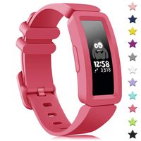 findway Compatible with Fitbit Ace 2 Bands for Kids 6+, Soft Silicone Bracelet Accessories Sport Strap Boys Girls Wristbands Compatible for Fitbit Inspire HR & Ace 2
