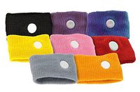 Pair of Acupressure Anti-Nausea Motion Sickness Relief Wristbands (Grey) Great for Controlling Nausea Due to Morning Sickness, Motion Sickness or Chemotherapy 8 Colors Nausea Relief Bracelet