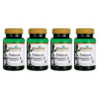 Swanson Natural Vitamin E 200 Iu (134.2 Milligrams) 100 Sgels (4 Pack)