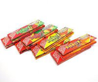 Bundle of 8 Items: Juicy Jays Tropical Flavored Cigarette Rolling Papers - Jamaican Rum - Mello Mango - Pineapple - Strawberry Kiwi 2 Packs of Each - Available in 1 1/4 and King Size Slim (1 1/4 Size Rolling Papers)