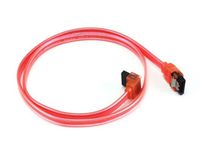 20 Pack, 24 Inch SATA 6Gbps Cable W/Locking Latch 90 Degree to 180 Degree UV Red, CNE534138
