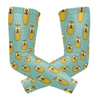 Owl Pellets Polka Dots Light Green Unisex Arm Sleeve,UV Protection Arm Compression Sleeve, Skin Protection Sport Arm Cooler Sleeve for Running Hiking Jogging Motorcycling Climbing Camping