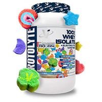VMI Sports ProtoLyte 100% Whey Isolate Protein Powder, Marshmallow Charms, 1.63lb, with Amino Acids, Electrolytes, Enzymes, High Protein, Lactose Free, Low Sugar
