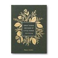 “Great things are made of little things.” Planner Stickers by Compendium — Organize your day and keep track of what matters with these beautiful and stylish stickers.