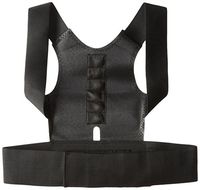 Beautyko Corrective Back Support Brace with 400 Gauss Magnets, Black, Large