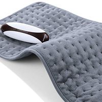 Heating Pad for Back Neck Shoulder Cramps Pain Relief Hot Heated Pad Size 12" x 24" Soft Touch Washable Fast Heating 5 Temperature Settings with Auto Shut Off
