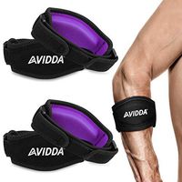 AVIDDA 4 Pack Tennis Elbow Brace with Compression Pad for Women and Men Golfers Elbow Brace for Tendonitis Pain Relief Purple