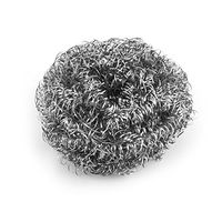 uxcell Stainless Steel Household Kitchen Pot Pan Scrubber Cleaning Ball Tool Helper Wash Cleaning 4 Pcs