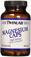 TwinLab - Magnesium Caps, 400 mg, 100 Capsules