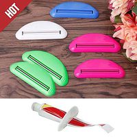 Jahyshow 6 Plastic Tube Squeezer Toothpaste Dispenser Holder Rolling Bathroom Extract US